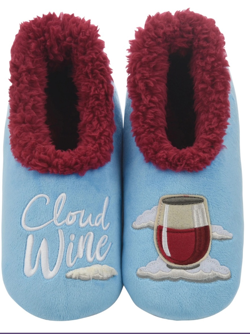 NEW Womens Pairable Cloud Wine Snoozies! Sz L